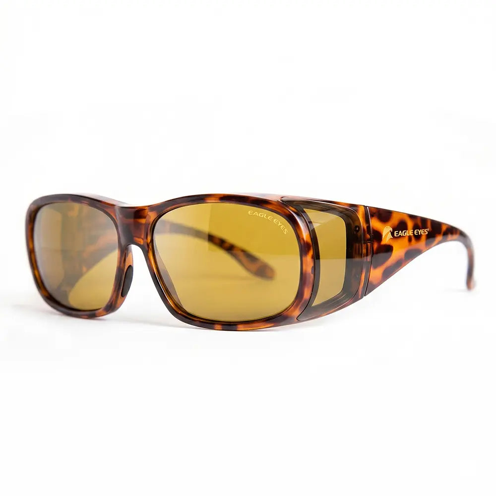 Lentes EagleEyes NightLite Fit On Tortoise para conducción nocturna