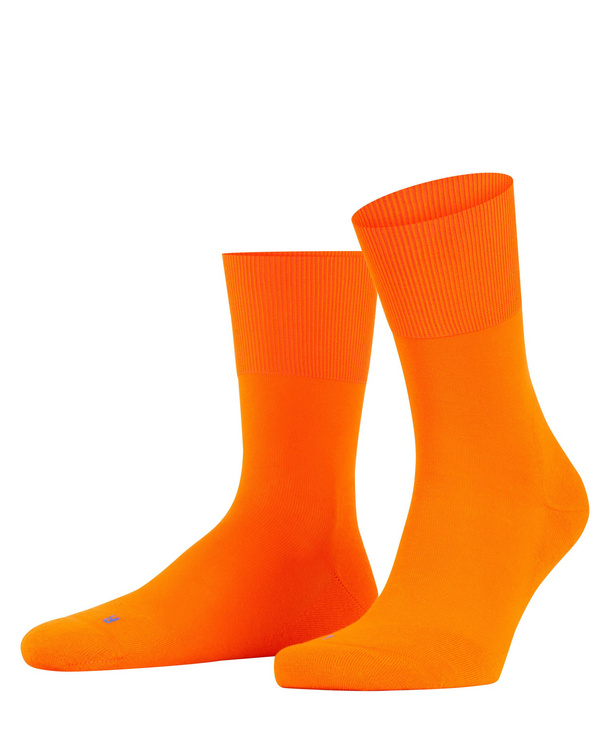 FALKE orangefarbene Crew-Socken
