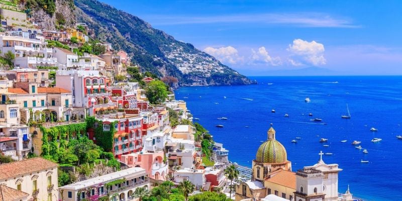 Positano on the Italian coast