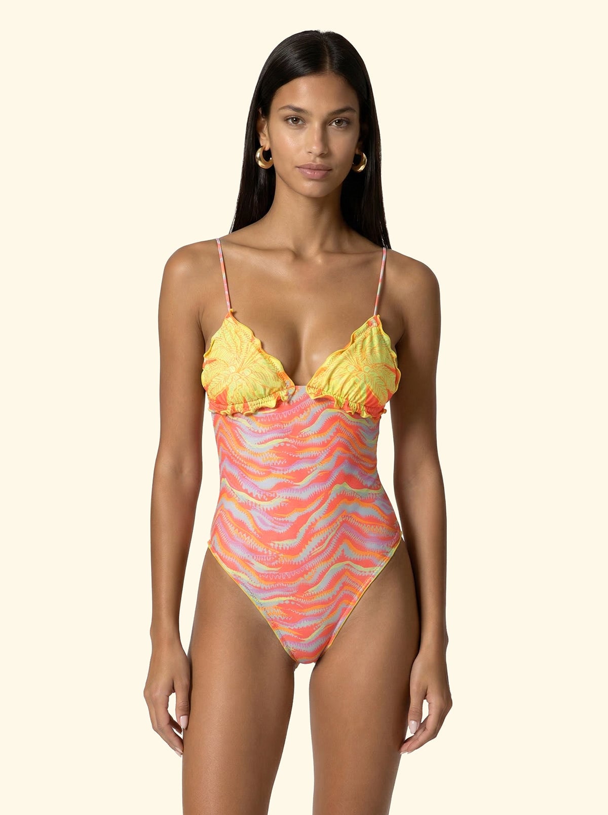 F**K SW2703-X35 printed monokini