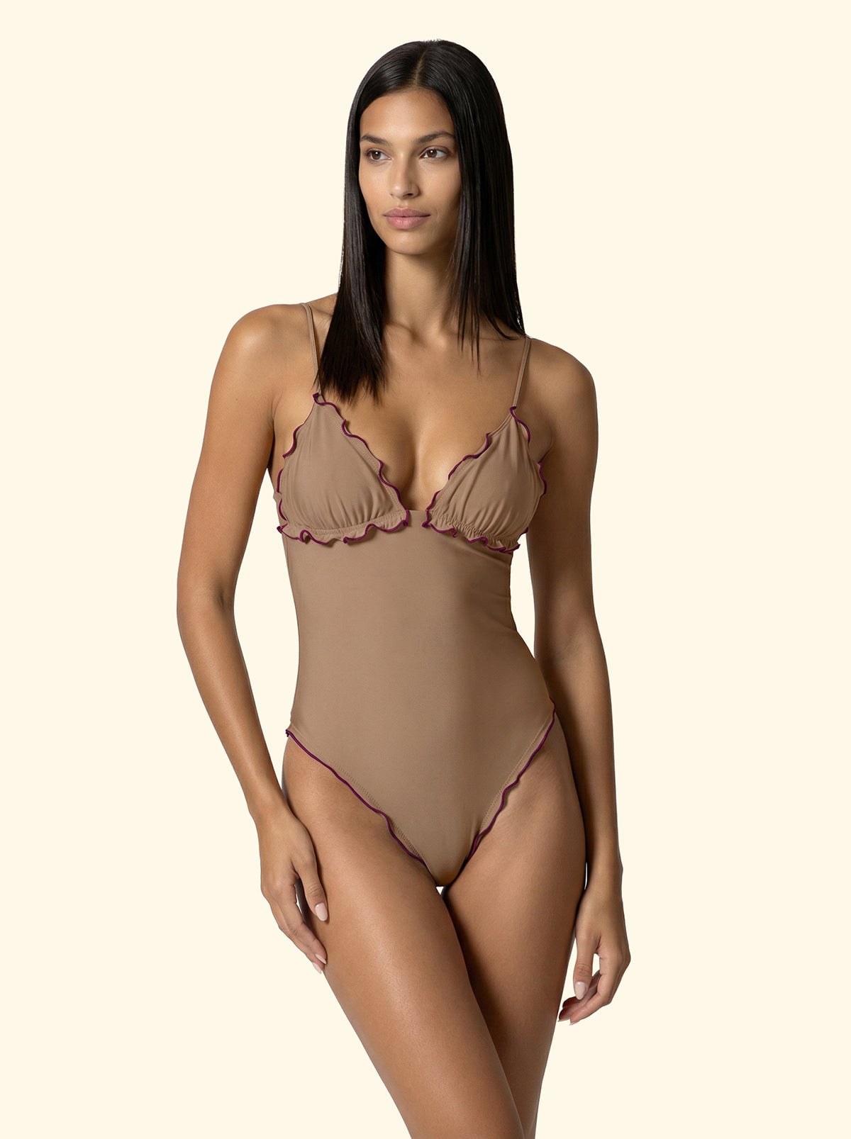 Gray F**K SW1910-DG monokini