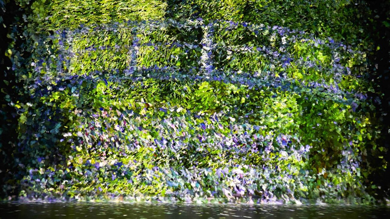 Colourful Monet-inspired projections in Colour In Motion at Frameless
