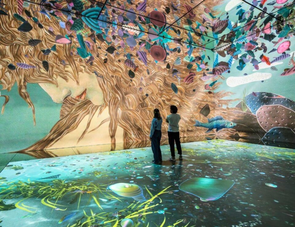 Dawn of Venus immersive artwork at Frameless