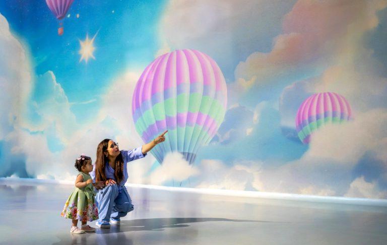 Children and grown-ups taking part in a Multi-Sensory Tots class at Frameless