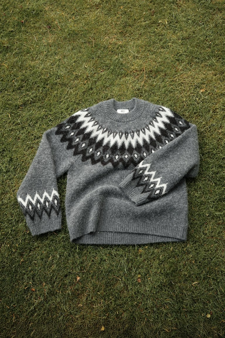 Gina Tricot jacquard knitted sweater