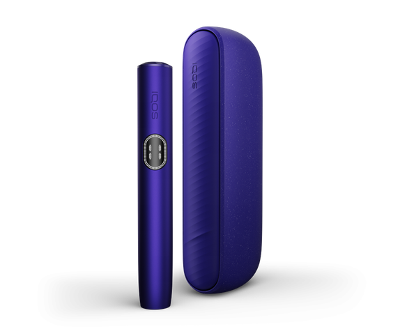 Dispositivo IQOS ILUMA i Electric Purple su sfondo pulito