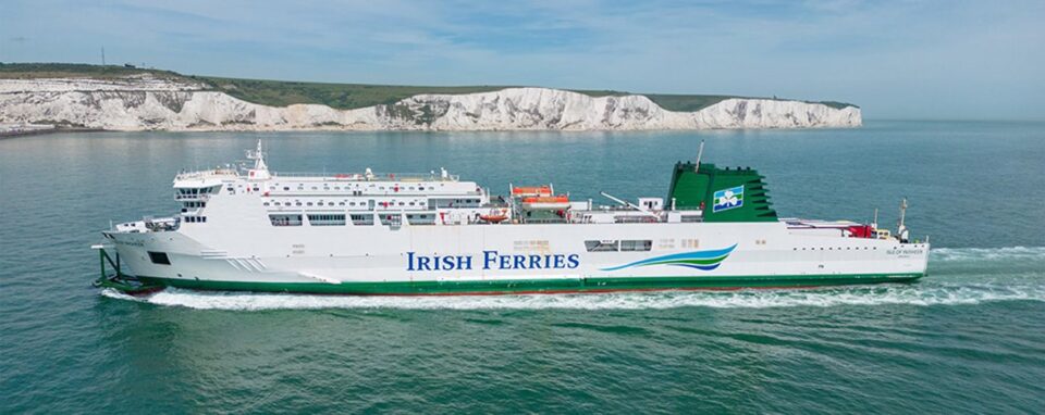 Isle of Inisheer ferry on its route