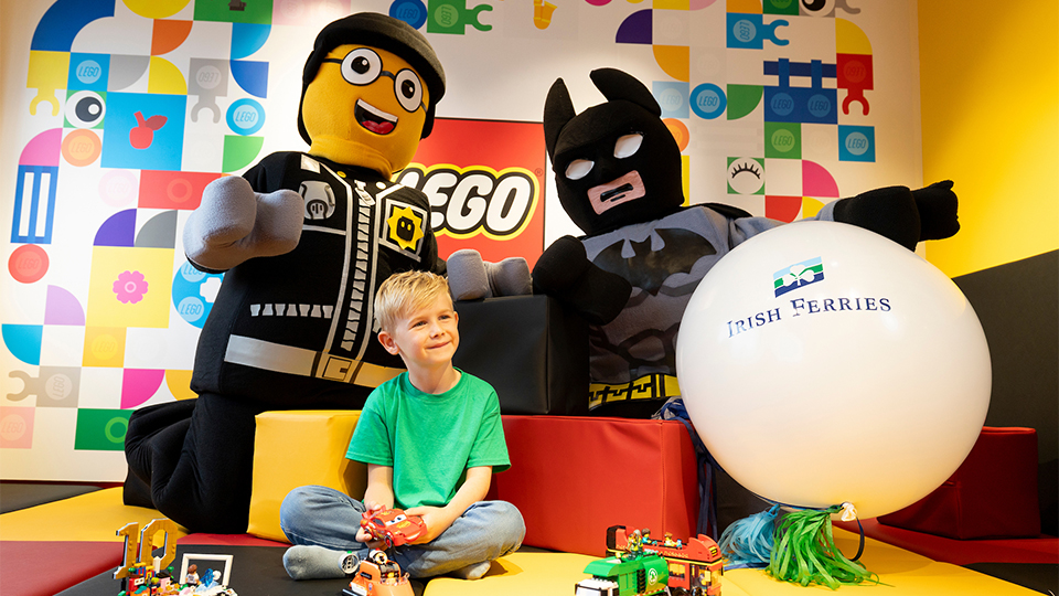 LEGO pop-up shop aboard James Joyce