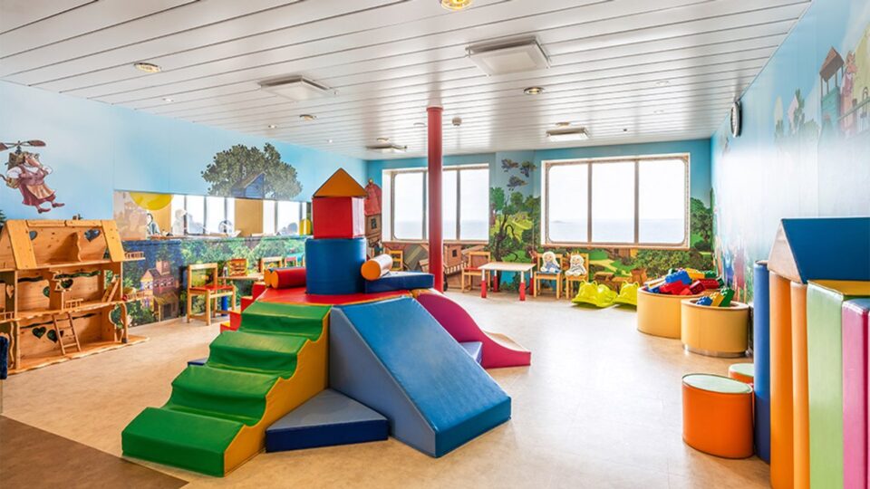 Children's play area aboard an Irish Ferries ship