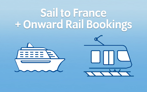 SailRail connection from Ireland to France