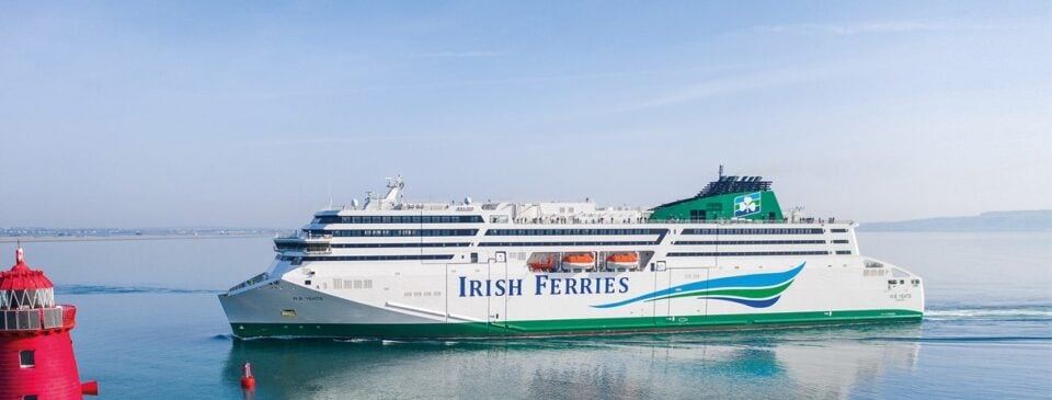 W.B. Yeats ferry viewed from the water