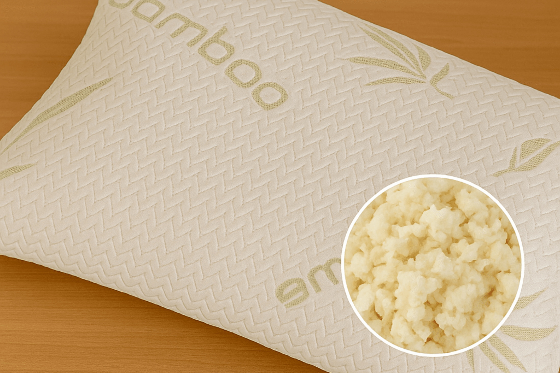 Adjustable shredded natural latex pillow product
