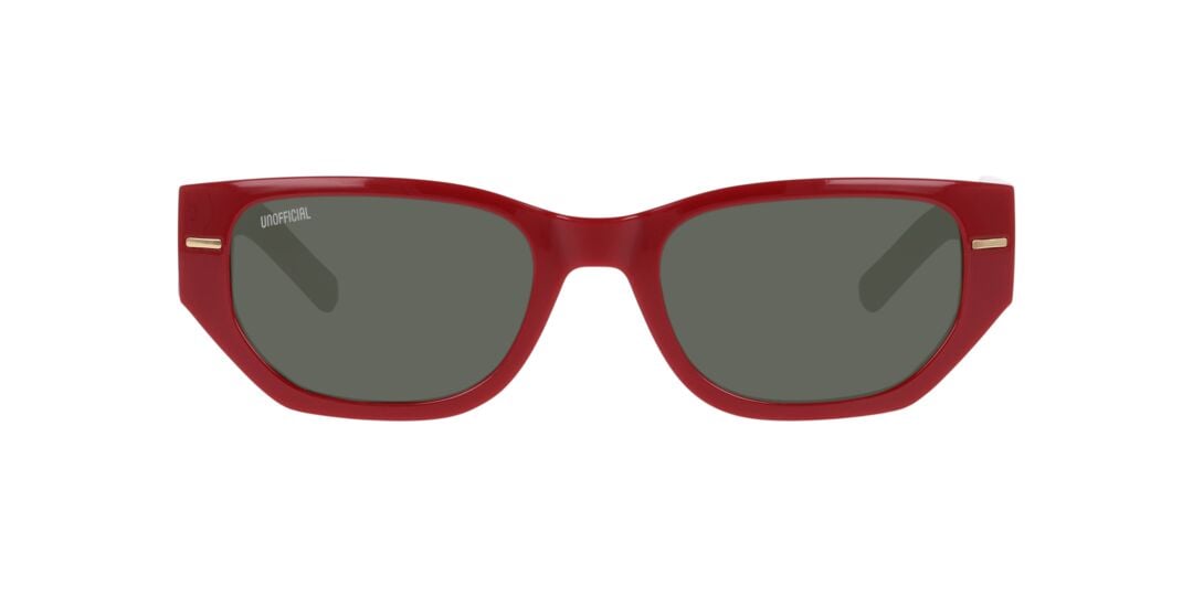 Lentes de sol Unofficial 0UO6221 con armazón rojo