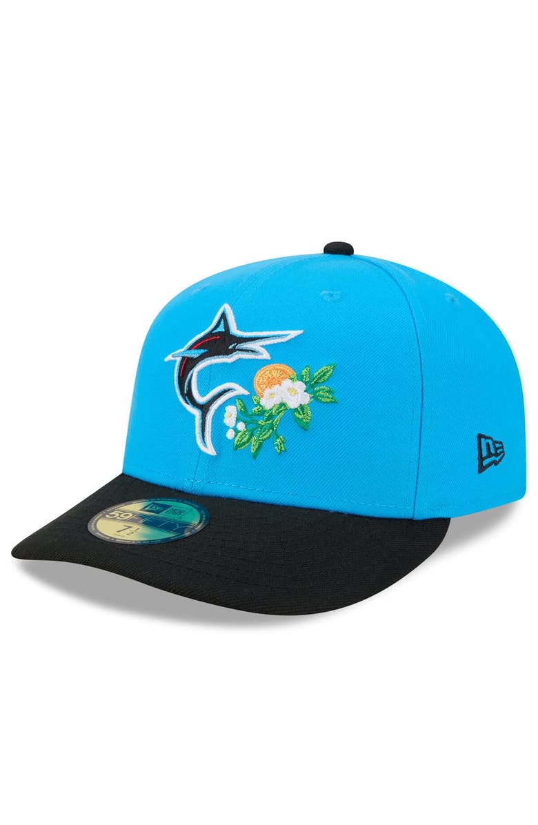 Gorra azul y negra de los Miami Marlins para Spring Training 2026