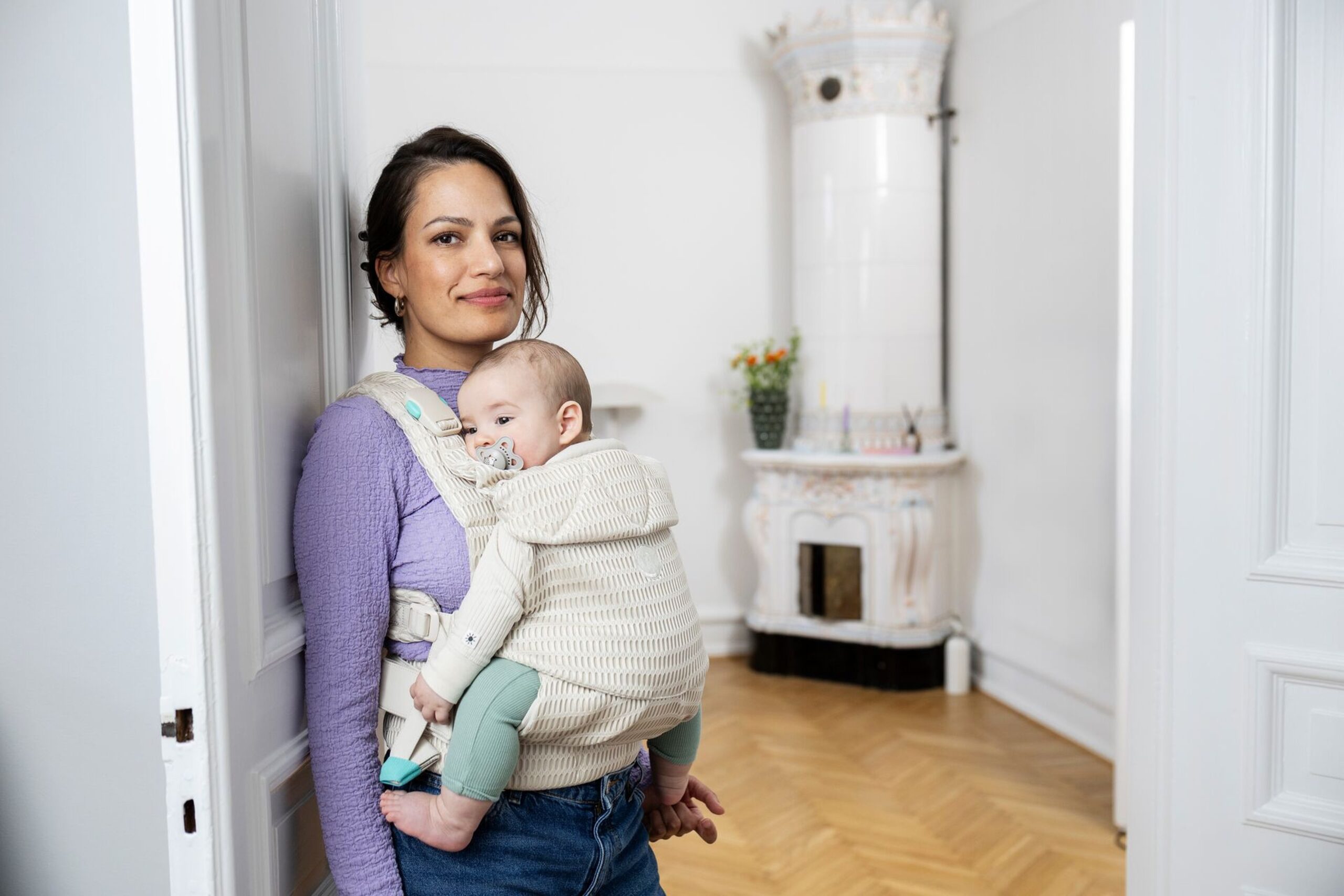 Porte-bébé Easy vol. 2 en tissu mesh