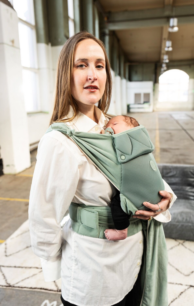 Porte-bébé Mirage vert basilic de Najell