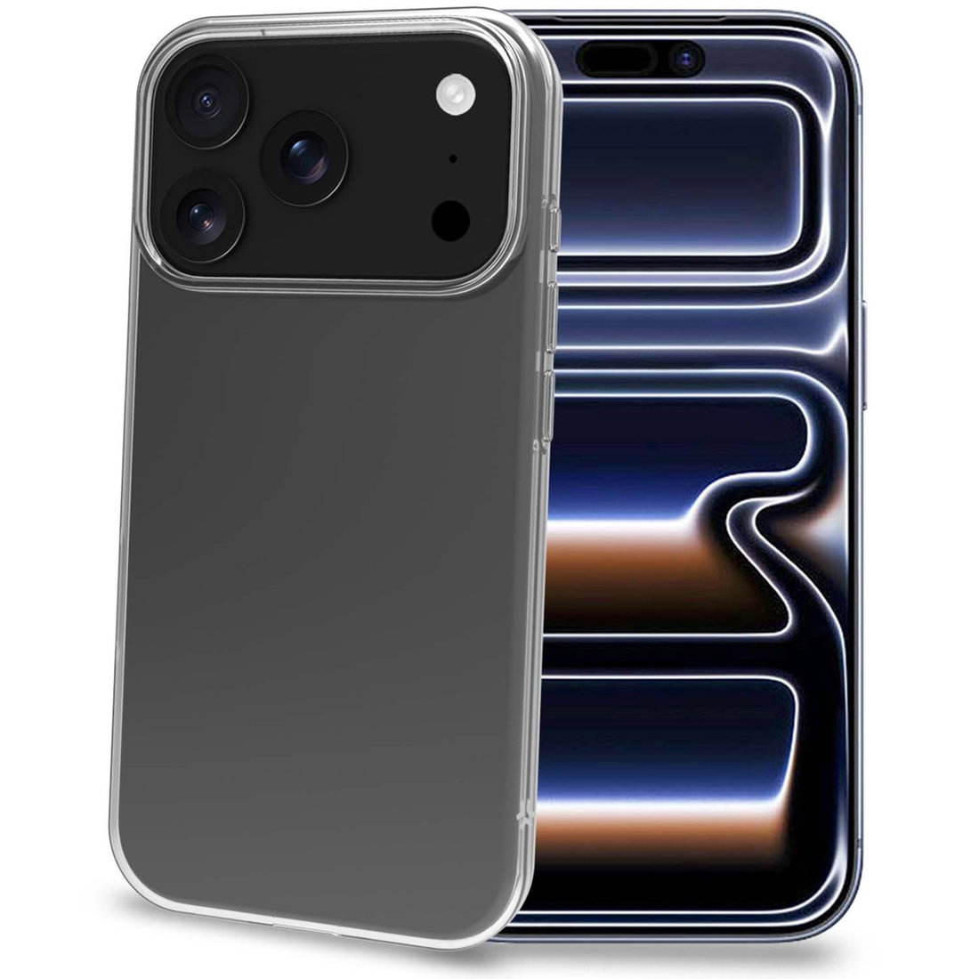 Klare graue iPhone-Schutzhülle