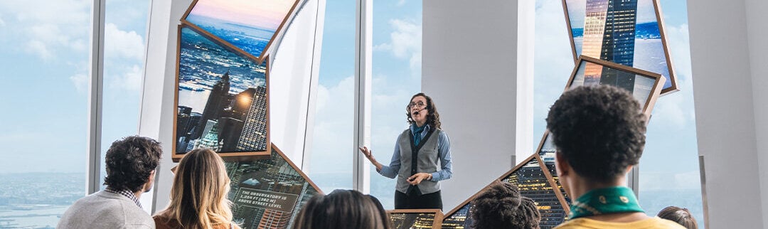 City Pulse experience at One World Observatory