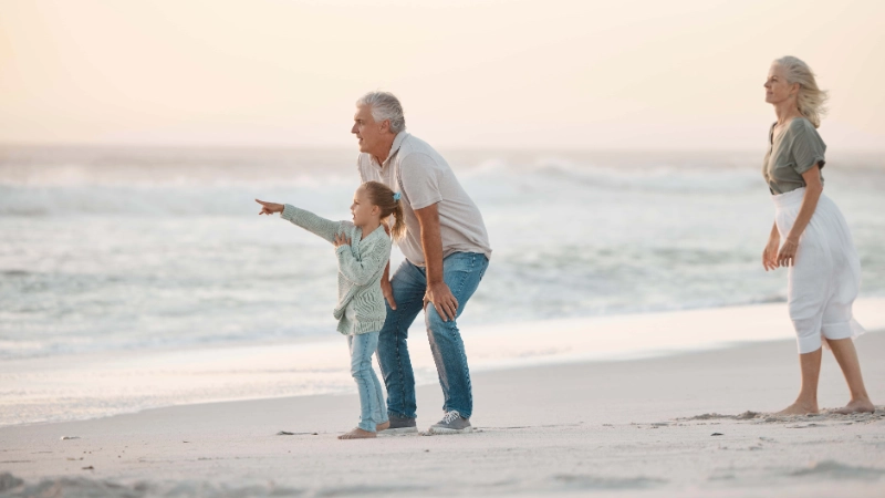 Travellers on a holiday suitable for annual multi-trip cover