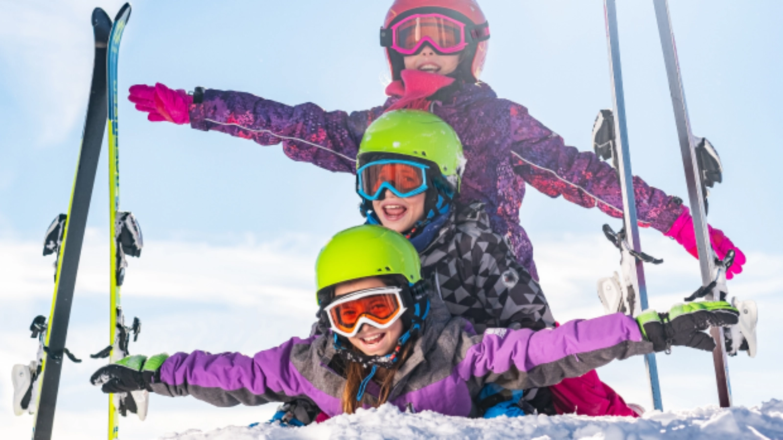 Winter sports holiday scene illustrating specialist cover
