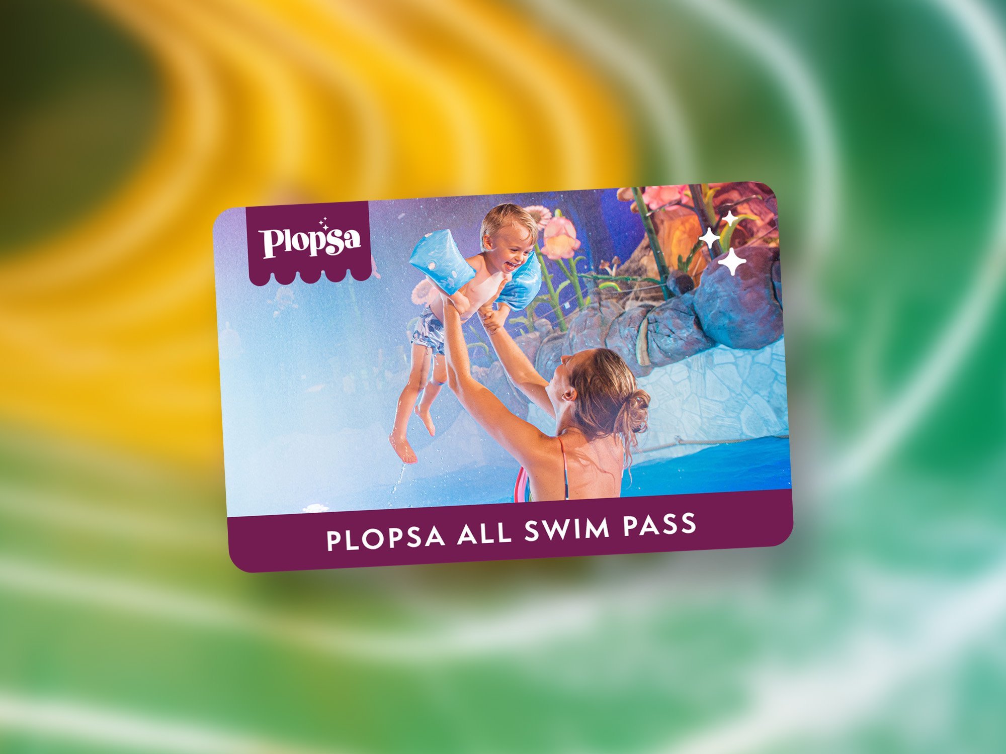 Visuel du Swim Pass Plopsa pour les journées à Plopsaqua