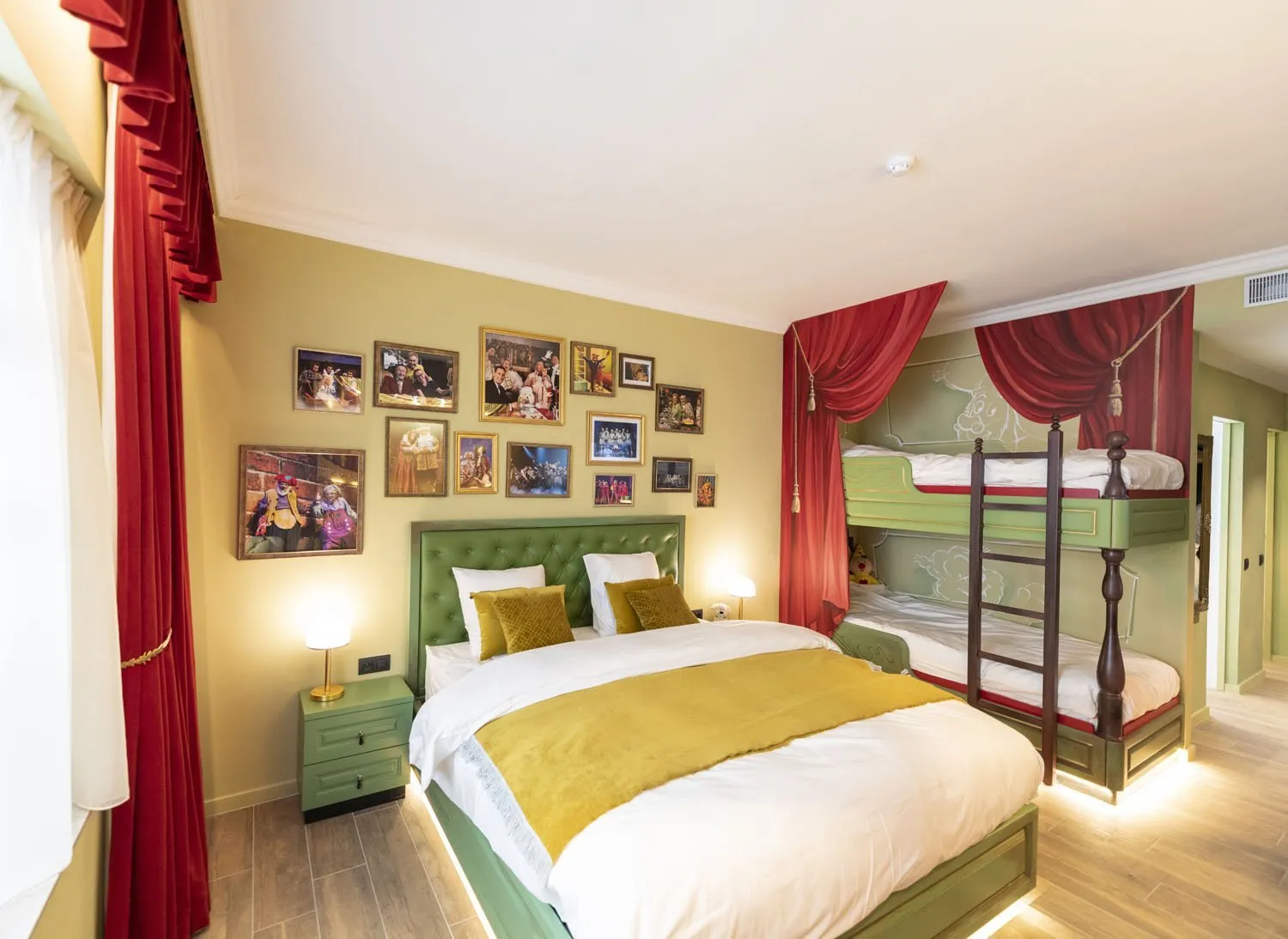 Chambre thématique du Plopsaland Theater Hotel