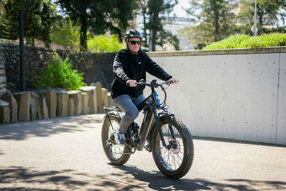 Puckipuppy fat tire electric bike category scene