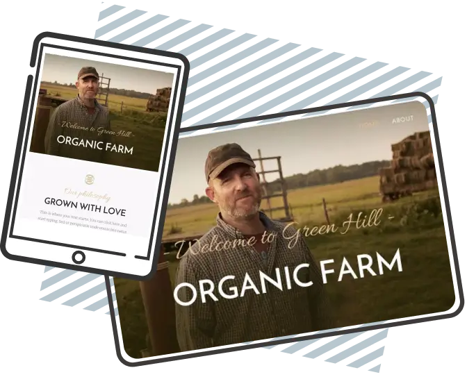 Farm website mockups