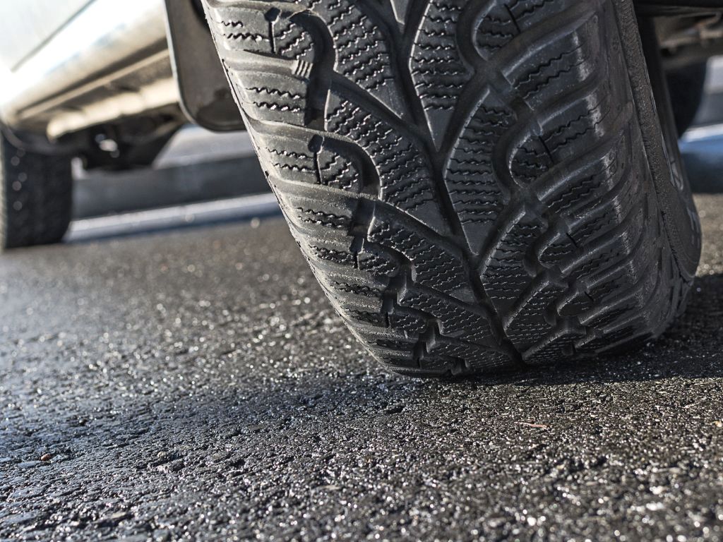 Goodyear-Reifen mit technischem Profil