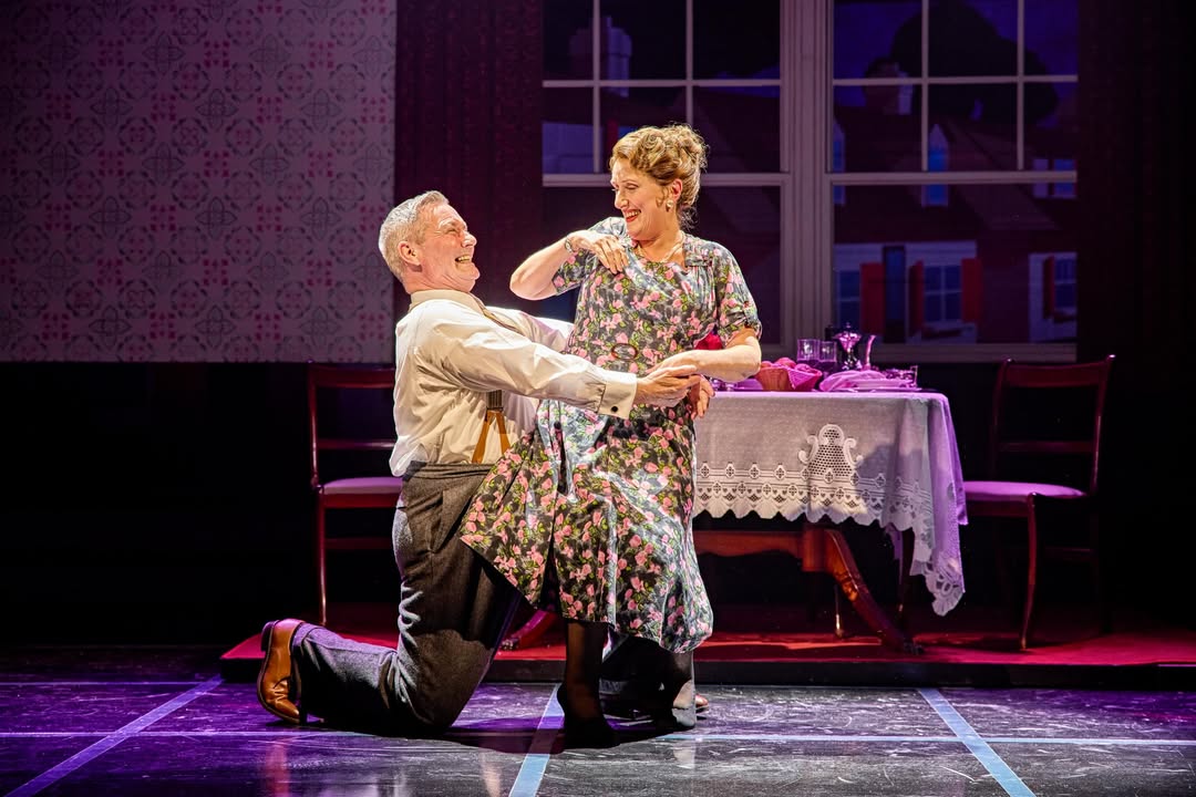 Sinatra the Musical dramatic production scene