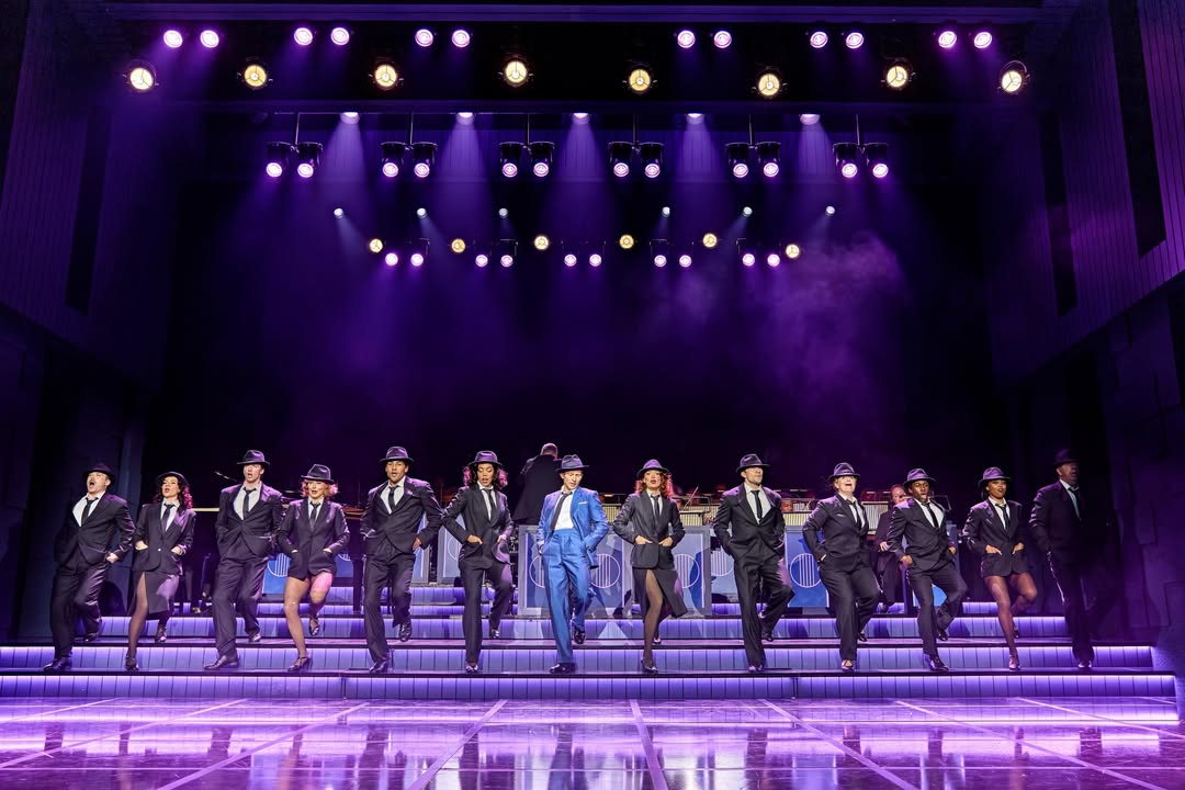 Sinatra the Musical performers on stage