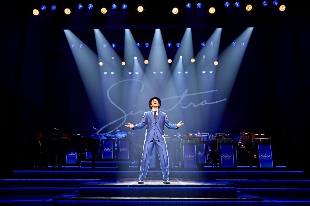 Sinatra the Musical stage performance scene