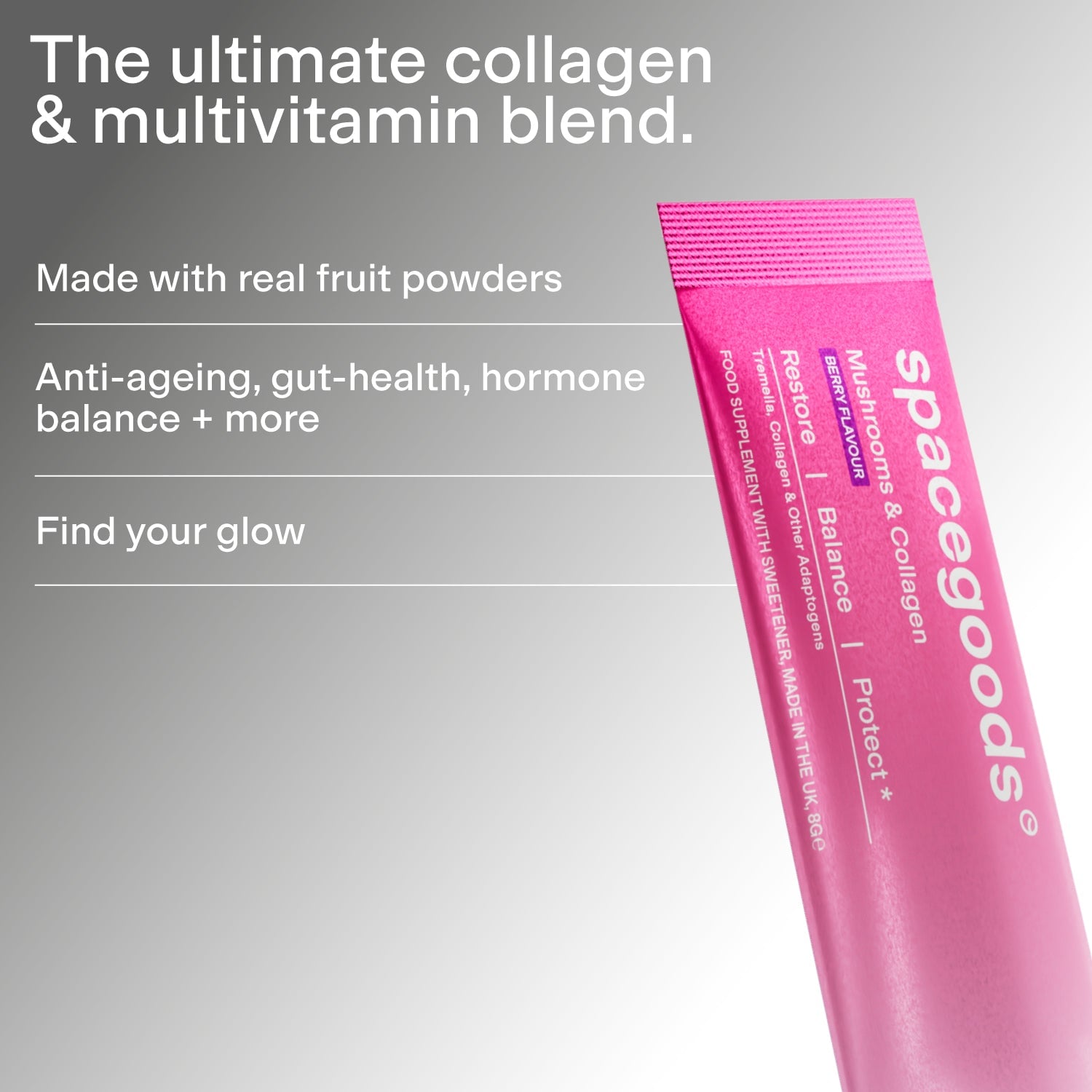 Spacegoods Glow Dust berry sachet