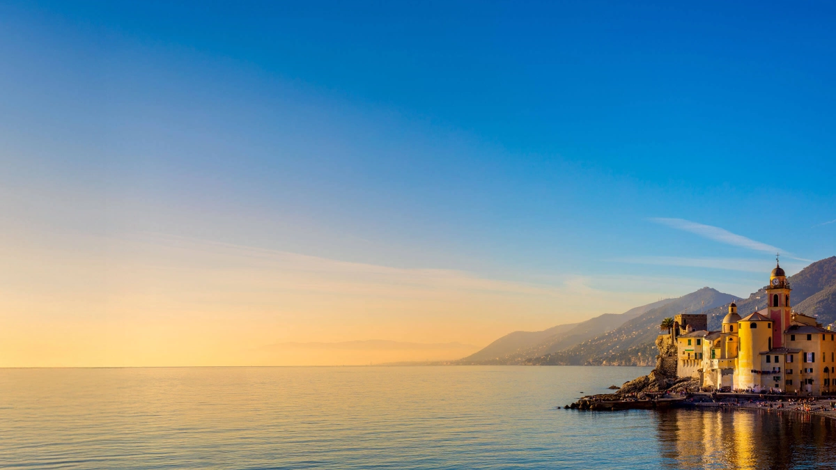 Italian holiday destination with historic buildings