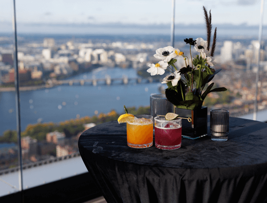 Private party setting at View Boston