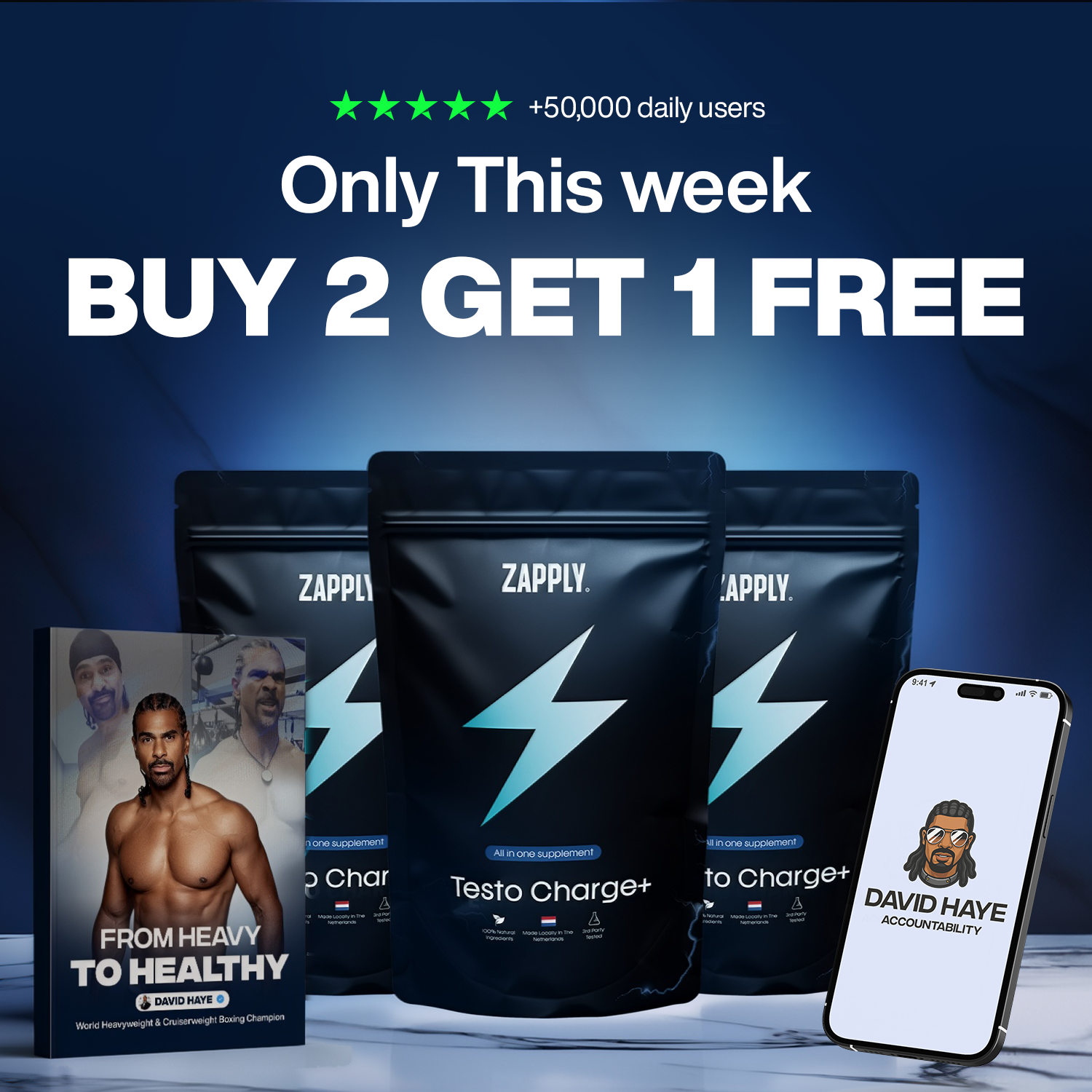 Zapply T1 Testo Charge supplement pack