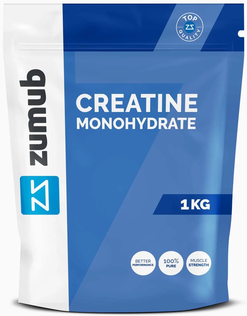 Blauwe zak Zumub Kreatin Monohydrate van 1 kg