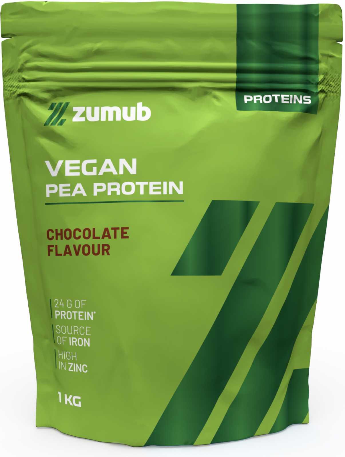 Groene zak Zumub plantaardig erwtenproteïne