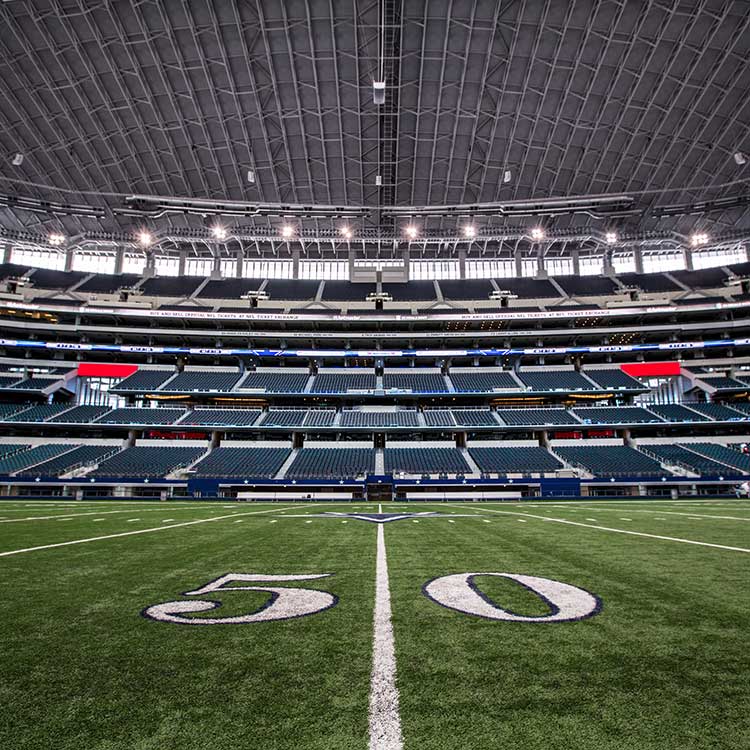 Interior view associated with the self-guided stadium tour