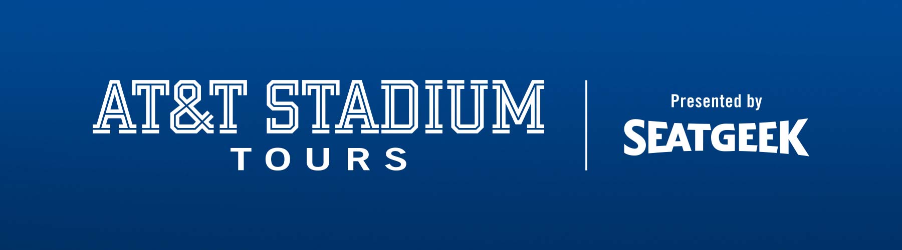 AT&T Stadium Tours logo banner