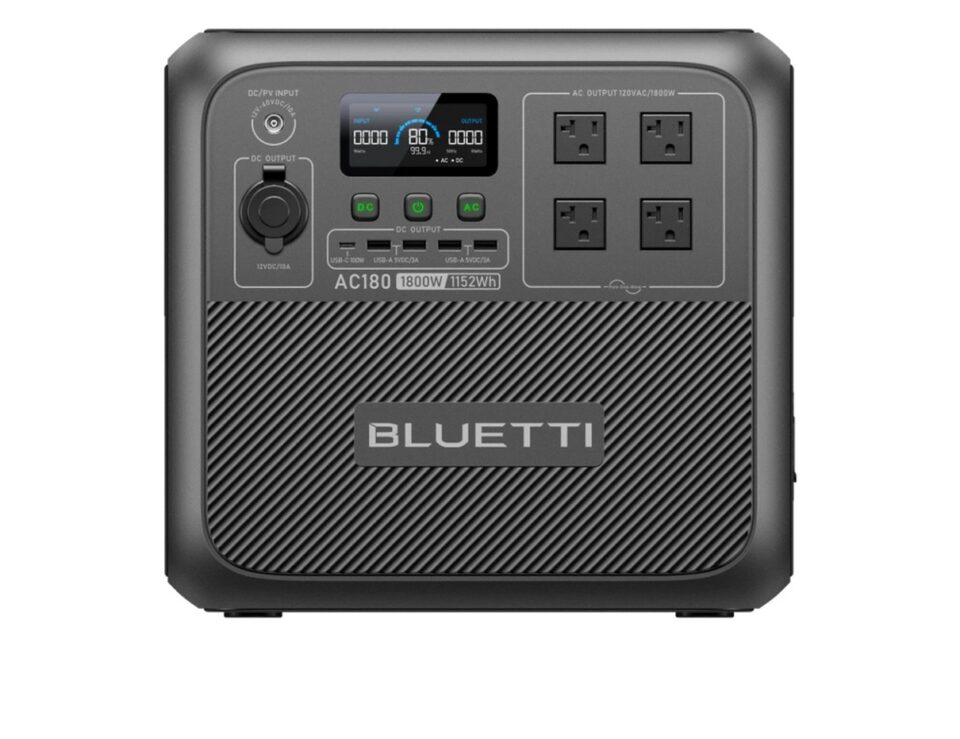 BLUETTI AC180 portable power station