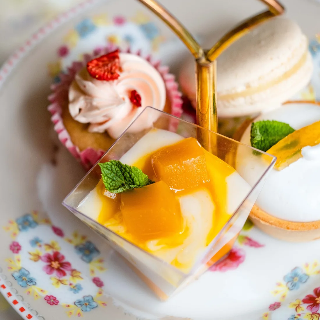 Gluten-free afternoon tea selection at Brigit’s Bakery