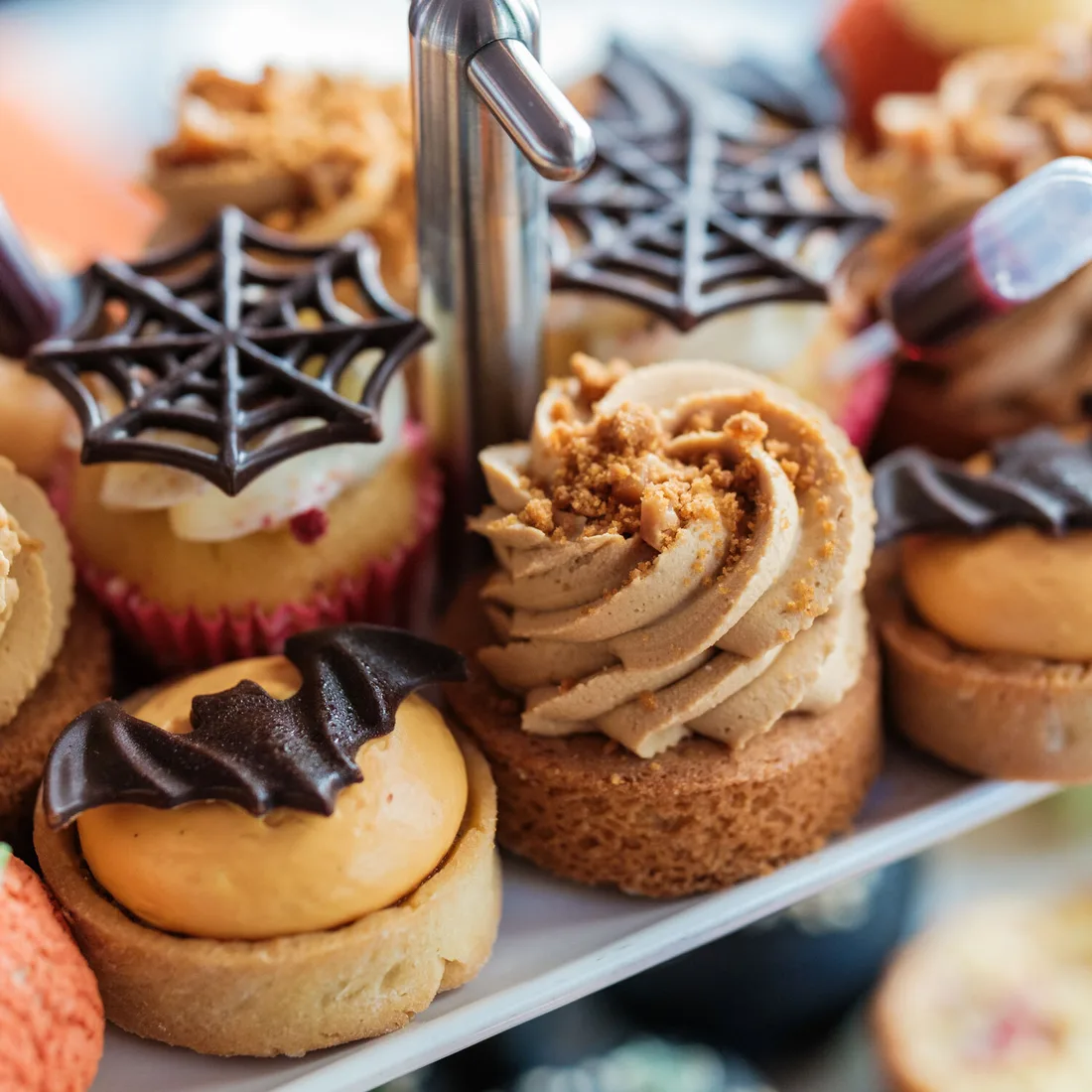 A second view of the Halloween bus tour experience
