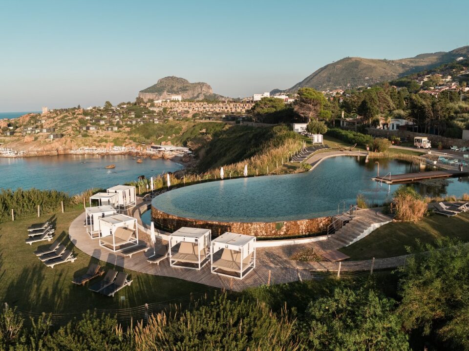 Pool, coast and grounds at Club Med Cefalù