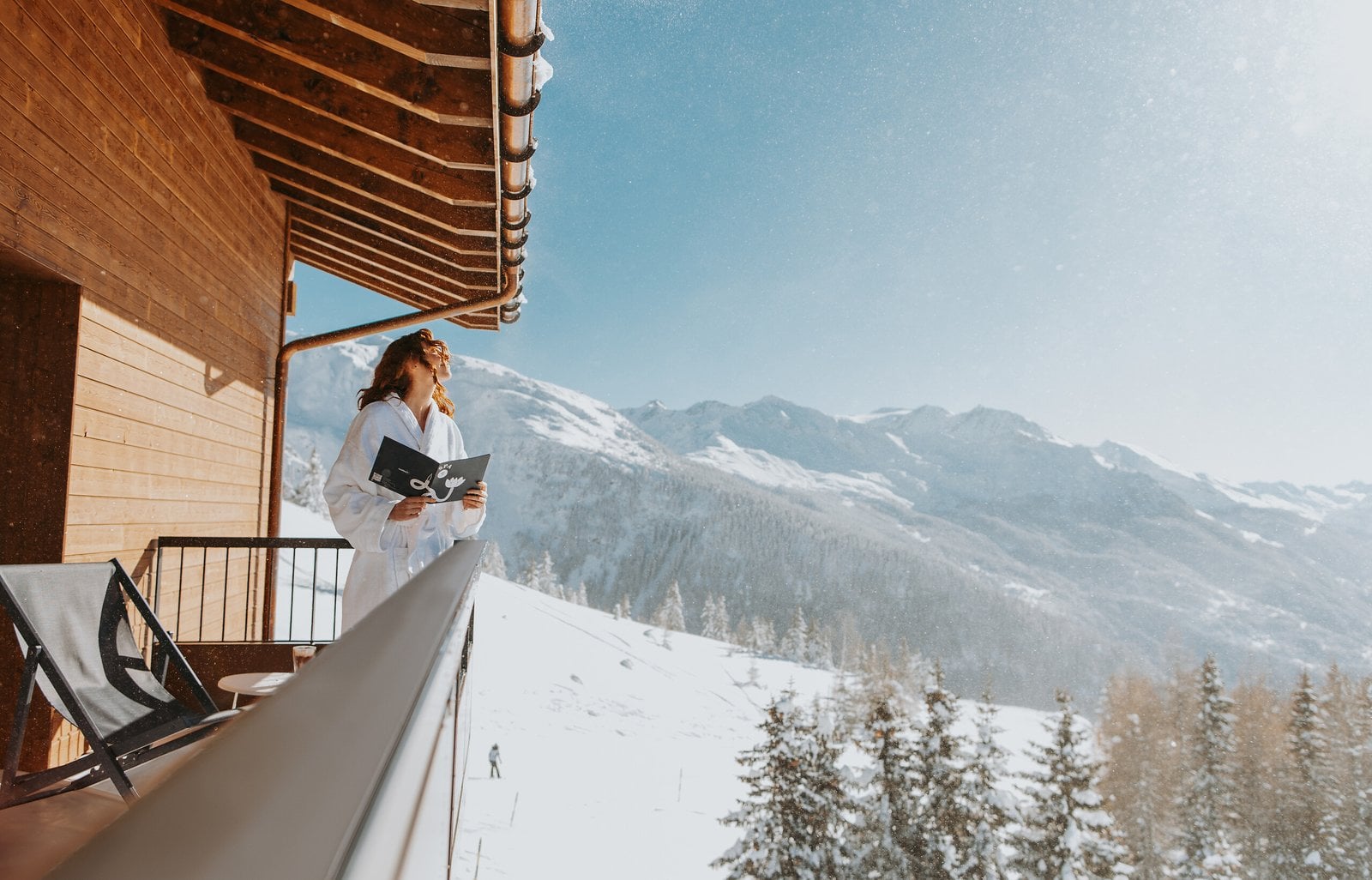 Tarentaise mountain vista from Club Med La Rosiere
