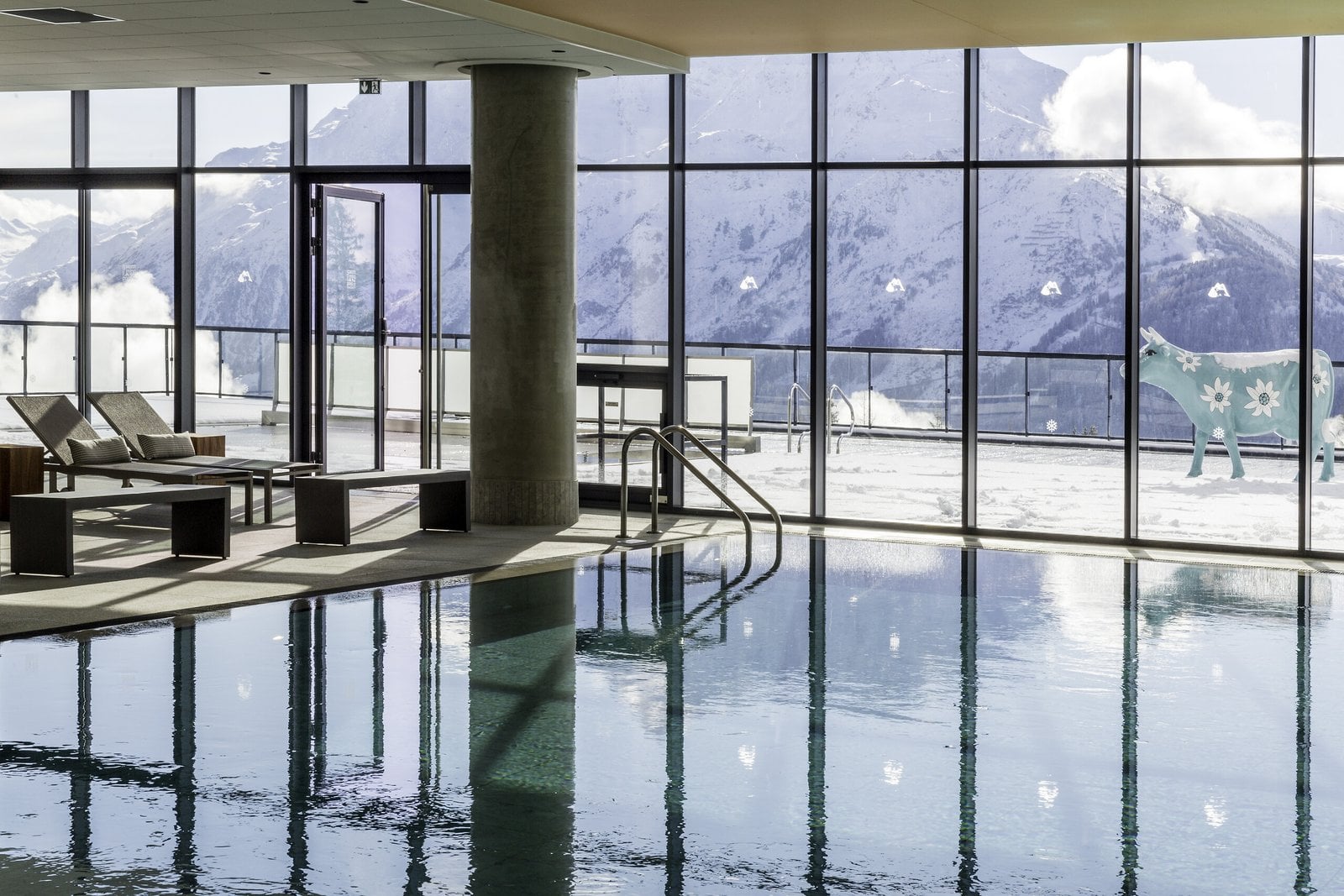 Swimming pool at Club Med La Rosiere