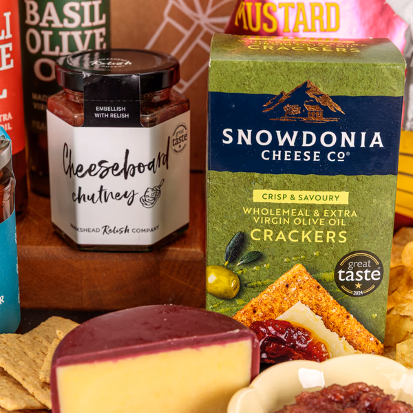 Sweet and savoury hamper treats