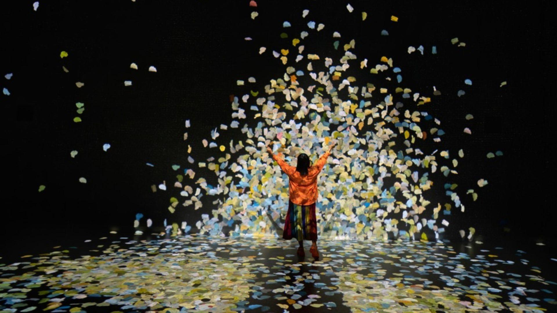 Visitors experience Colour in Motion at Frameless