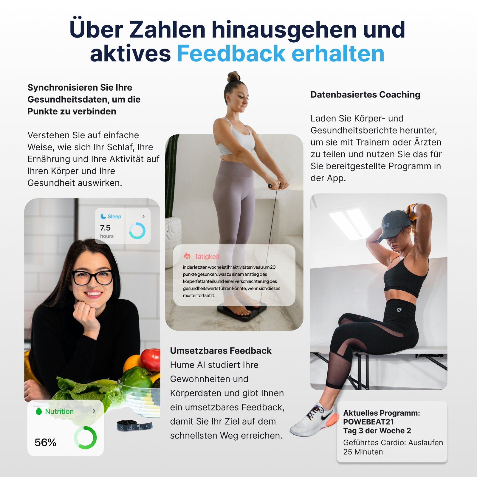 Hume Body Check in einer Anwendungsszene