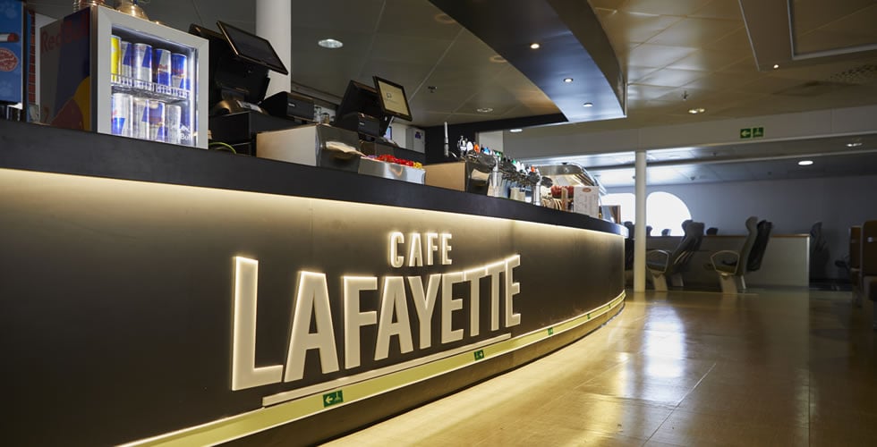 Café Lafayette aboard Dublin Swift